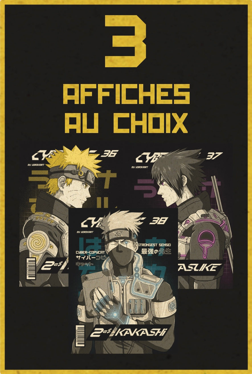 Pack 3 affiches
